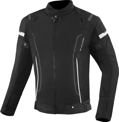 Produktbild von Bogotto Vysio wasserdichte 3in1 Motorrad Textiljacke, schwarz/weiß, 4XL