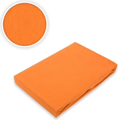 Produktbild von Jersey Spannbettlaken Terrakotta in verschiedenen Grössen 90 - 100 x 200 cm