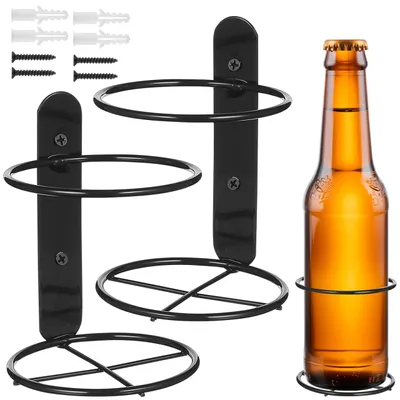 Imagen del producto de Soporte de pared para botellas, color , para una sola botella, ideal para la cocina