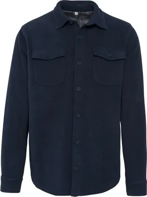 Produktbild von Kariban - Hemdjacke, Sherpa-Futter für Herren RW7462 (M) (Marineblau/Sturmgrau)