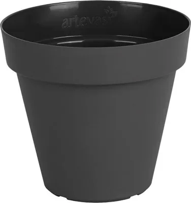 Produktbild von Artevasi Capri, Topfpflanzer, Freistehend, Anthrazit, Rund, Drinnen/Draußen, Einfarbig