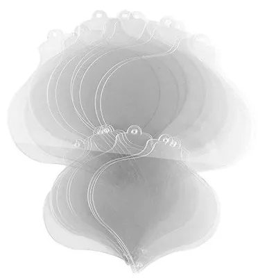 Windfolie-Scheiben transparent 20 Stück 13/16 cm