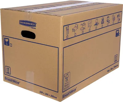 Productafbeelding van Verpakking met 10 robuuste verhuisdozen, 45 l, 50 x 30 x 30 cm