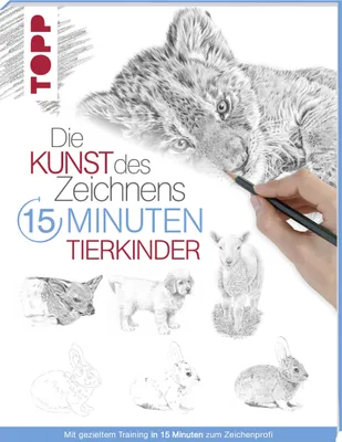 Produktbild von Die Kunst des Zeichnens 15 Minuten - Tierkinder