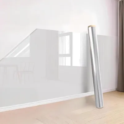 Produktbild von 6 Elektrostatische wandschutzfolie, 45CM ¡Á 3mElektrostatische Folie Wand Transparent, Spritzschutz Hund Wandschutz, Statische Folie Wand