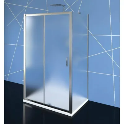 Produktbild von Polysan EASY Duschkabine drei Wänden 1100x1000mm, L/R Variante, Brick Glas