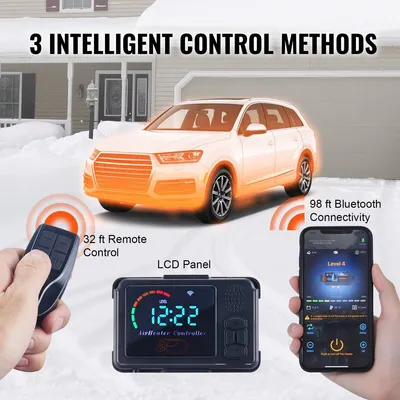 Image de Chauffage à air diesel tout-en-un 12 V 5 kW avec application Bluetooth et écran LCD pour voiture, camping-car et intérieur
