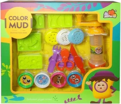 Immagine prodotto di Massa in plastica con accessori 4 colori