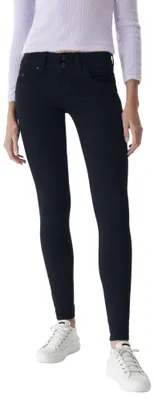 Productafbeelding van LTB Jeans, dames skinny jeans, model Julita X, zwart (donkere wassing 200), maat W24/L34 (gerenoveerd)
