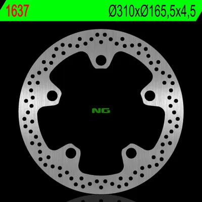Obrázok produktu pre Brzdový kotúč NG 1637 310 mm, pevný (FXD)