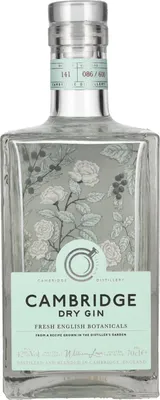 Produktbild von Cambridge Dry Gin 42% Vol. 0,7l