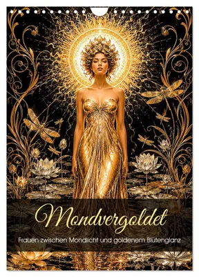 Produktbild von Mondvergoldet (Wandkalender 2027 DIN A4 hoch), CALVENDO Monatskalender