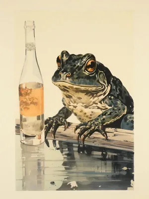 Produktbild von Plakat 30x40cm Reflexion des Wiesenweihers