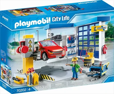 Obrázek produktu pro PLAYMOBIL City Life 70202, Garáž, 4 rok/roky, Vícebarevný, Plast