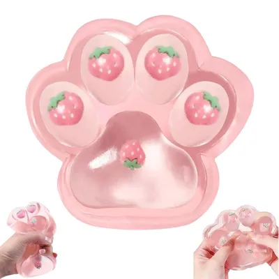 Image de Jouet sensoriel souple - Jouet anti-stress - Jouets pour soulager l'anxiété - Balle anti-stress pour adultes - Balle anti-stress pour enfants - Expérience sensorielle - Balle anti-stress