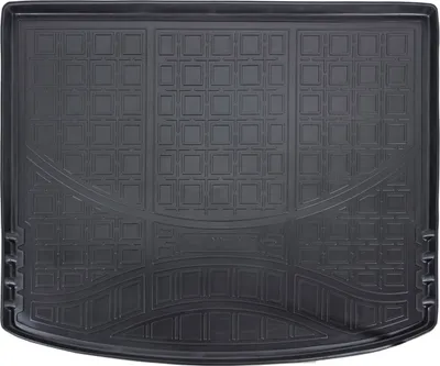 Image de Tapis De Coffre en Caoutchouc TPE Pour Volvo V40 Cross Country 2012-2019, Bord Haut, Noir, Antidérapant, Toutes Saisons