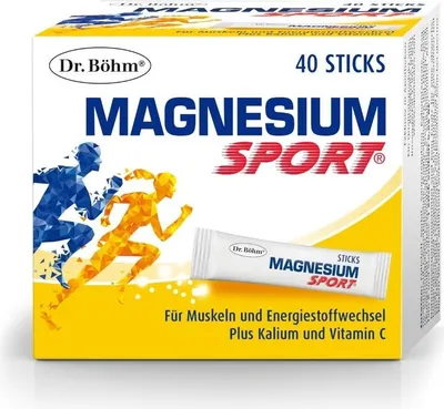 Zdjęcie produktu dla Dr Böhm Magnesium Sport Sticks, 40 szt. Saszetka