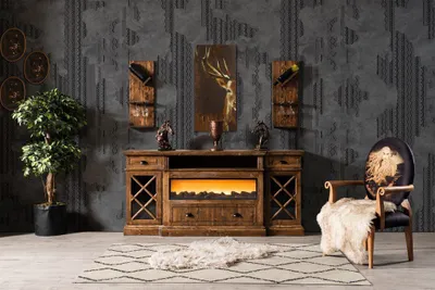 Immagine prodotto di Credenza Buffet Credenza per la sala da pranzo Cassettiera di legno