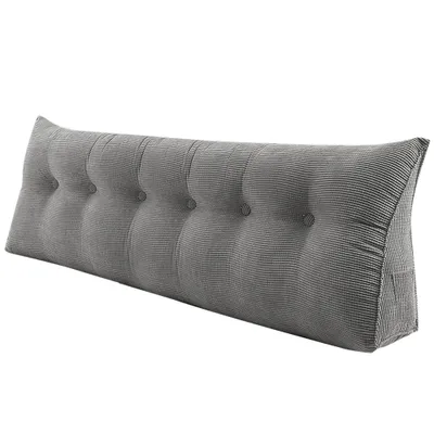 Produktbild von Rückenkissen Keilkissen Lesekissen für Bett und Sofa geeignet  mit abnehmbarem und waschbarem Bezug 180cm