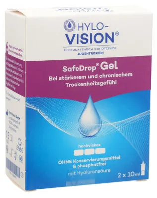 Produktbild von HYLO-VISION SafeDrop Gel Augentropfen 2X10ml PZN 10644879
