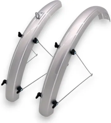 Produktbild von Schutzblech Set 20 Zoll silber 53 mm Kunststoff mit Streben