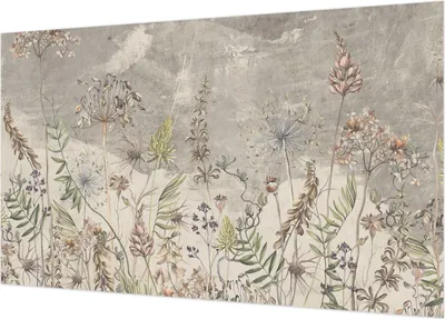 Produktbild von Selbstklebende Fototapete - Wandbilder für Wohnzimmer - 416x254 - Dekorative Wandfolie - Modernes Design für Wanddekoration - Tapeten für Innenräume - Wildpflanzen