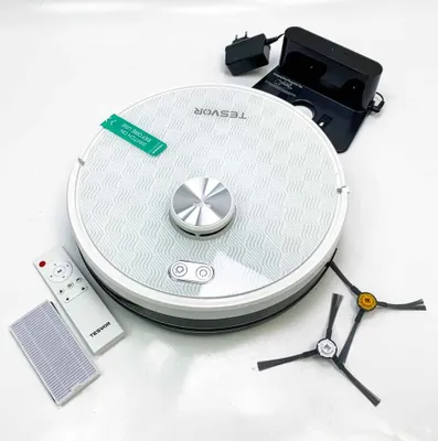 Produktbild von Tesvor Saugroboter, S7Pro Staubsauger Roboter 6000PA Roboterstaubsauger mit Wischfunktion+Lasernavigation 5200 mAh +180 Min.Laufzeit mit 350ml elektronischer Wassertank Reinigungsanzeige in Echtzeit