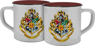Produktbild von Tasse Hogwarts Wappen Emaille-Optik 300ml
