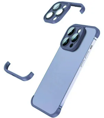 Produktbild von Eckpolsterschutz für iPhone 15 Pro Max in Blau