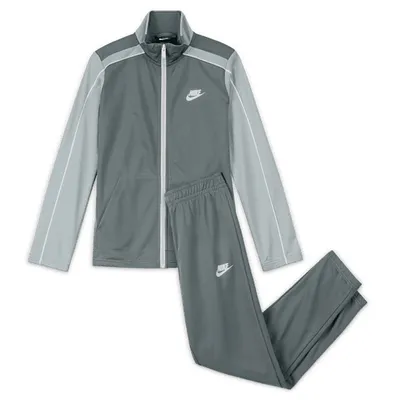 Image de Ensemble de survêtement Nike Sportswear pour enfants, coloris : gris clair/gris très clair/blanc/blanc
