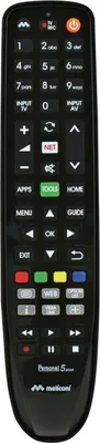 Immagine prodotto di Meliconi Personal 5 Plus Telecomando per TV Panasonic IR Wireless Nero