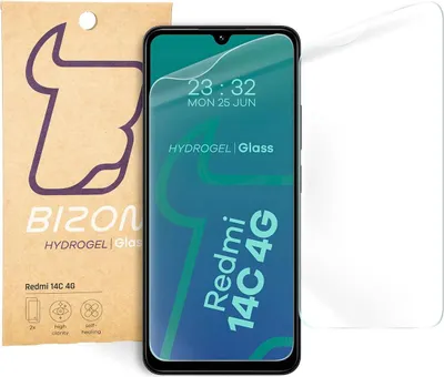 Produktbild von Bizon Glass Hydrogel Front Xiaomi Redmi 14C 4G / POCO C75 [2 PACK]
