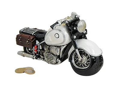 Zdjęcie produktu dla Biała skarbonka dla motocyklistów