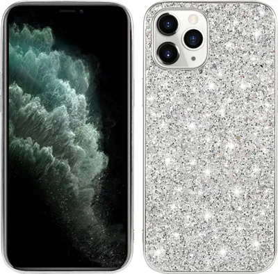 Produktbild von König Design Hülle kompatibel mit Kunststoff Soft Handyhülle - Handy Case Silber