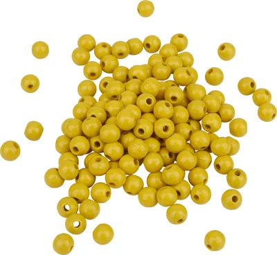 Image de KNORR prandell 216010615 Perles en bois Ø 6 mm jaune