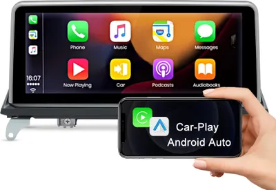 Obrázek produktu pro 10.25in CarPlay android auto Für BMW E87 2004-2011 kein system GPS autoradio SWC USB BT FM