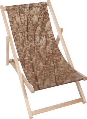 Immagine prodotto di Dreamroots sdraio pieghevole in legno, legno di faggio fino a 130 kg, sdraio pieghevole con regolazione dell'inclinazione dello schienale in 3 fasi, Marrone Boho