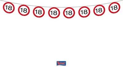 Produktbild von Verkehrsschild 18 Wimpelkette 12m