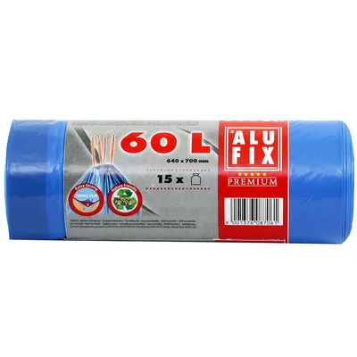 Obrázek produktu pro AluFix, vložky do odpadkových košů 60 litrů 20 sáčků se stahovací šňůrkou