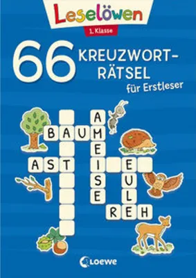 Image de 66 Kreuzworträtsel für Erstleser - 1. Klasse (Blau)