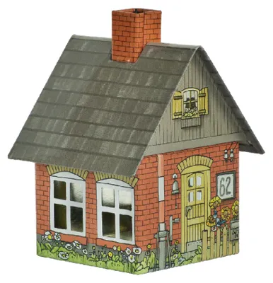 Produktbild von Crottendorfer Räucherhaus "Eisenbahn" - Metall, für Räucherkerzen Größe M (Standard) - 2195