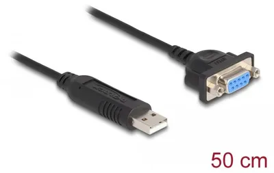 Immagine prodotto di DELOCK USB 2.0 > Seriell RS-232 Adapter D-Sub 9 Buchse 50cm