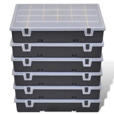 Produktbild von vidaXL Sortimentsboxen 6 Stk.