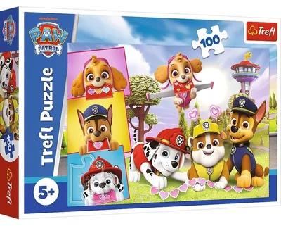 Produktbild von TREFL Puzzle 100 – Paw Patrol Girls