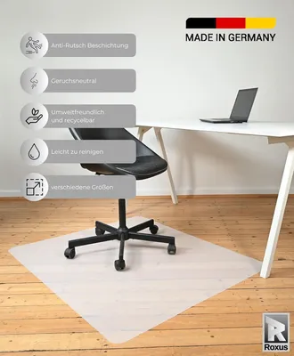 Produktbild von Bodenschutzmatte Bürostuhlunterlage 120 x 80cm Polypropylen Hartboden Neutral