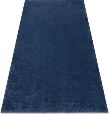 Produktbild von Modern Waschteppich LINDO dunkelblau, rutschfest, zottelig Blau 180x270 cm