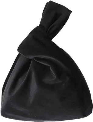 Immagine prodotto di Piccola borsa da sera in velluto per donna, elegante borsa tote nera