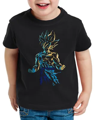 Produktbild von BaumwolleCloud Goku Evolution Kinder T-Shirt dragon anime manga saiyajin