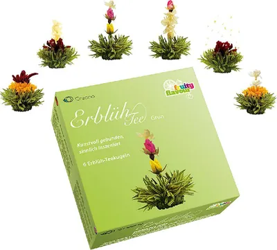 Zdjęcie produktu dla CREANO tea box blooming tea zielona herbata 6 pack