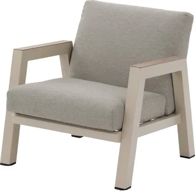 Produktbild von Gartenmöbel sessel "axiome" ton aluminium und texaline und polyester  - Hespéride